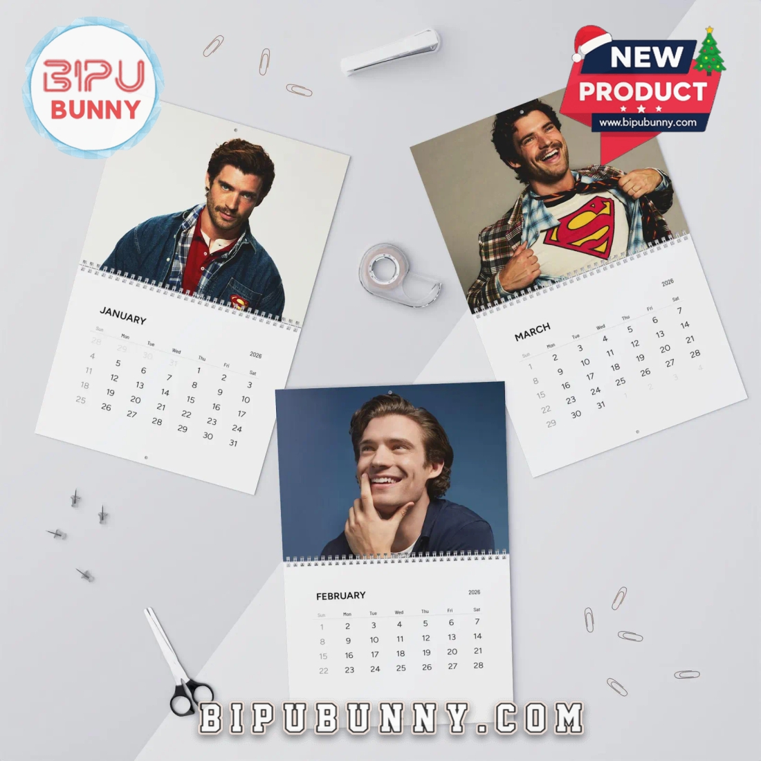 David Corenswet Wall Calendars 2026 David Corenswet Wall Calendars 2026