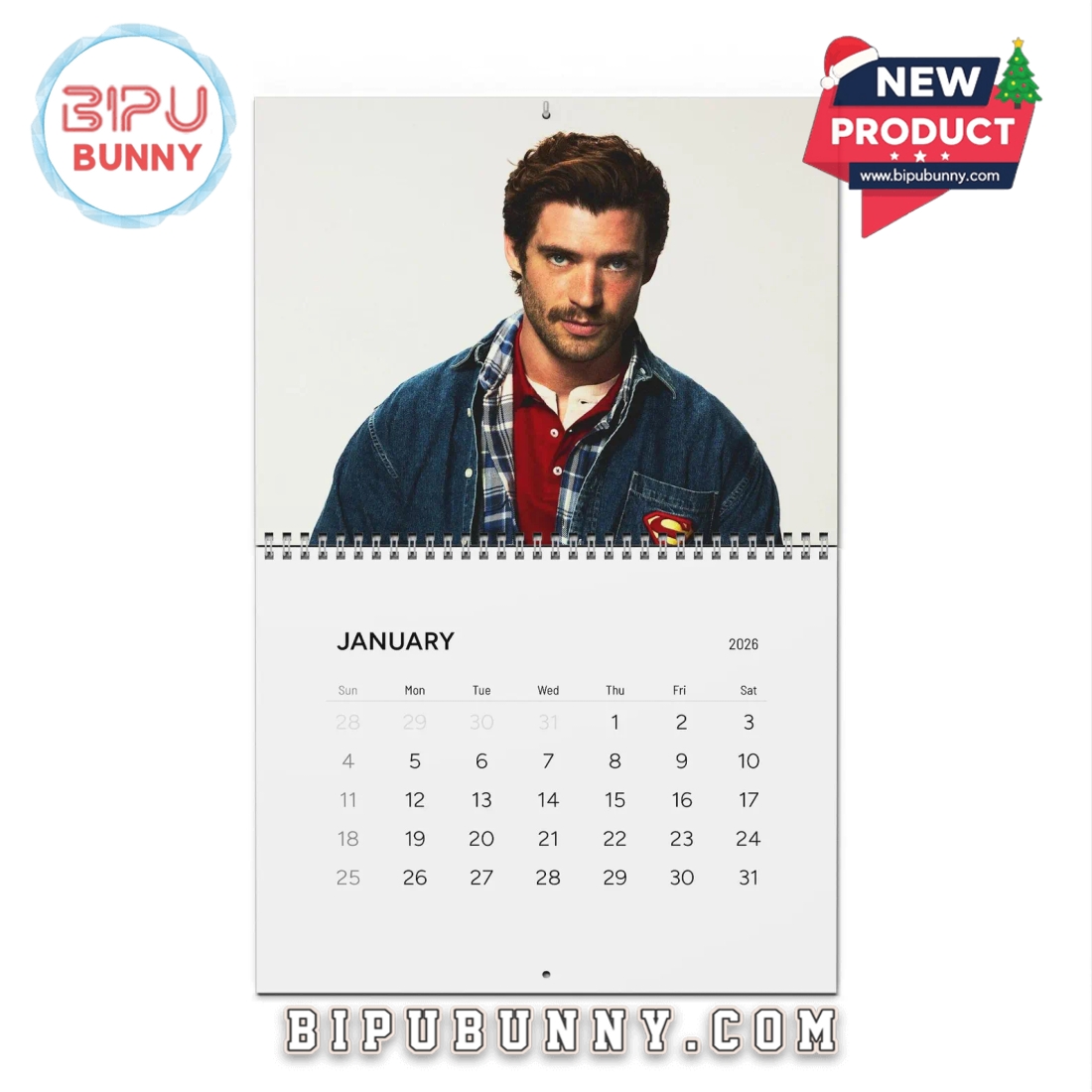 David Corenswet Wall Calendars 2026 David Corenswet Wall Calendars 2026