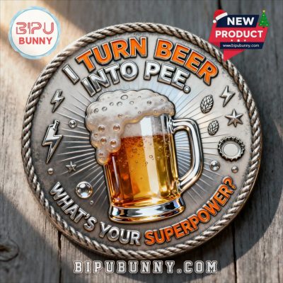 Dear Liver Double-Sided Beer Coin