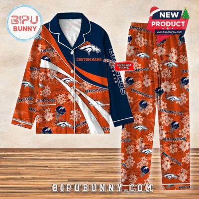 Denver Broncos Football Limited Edition Pajamas Set Denver Broncos Football Limited Edition Pajamas Set