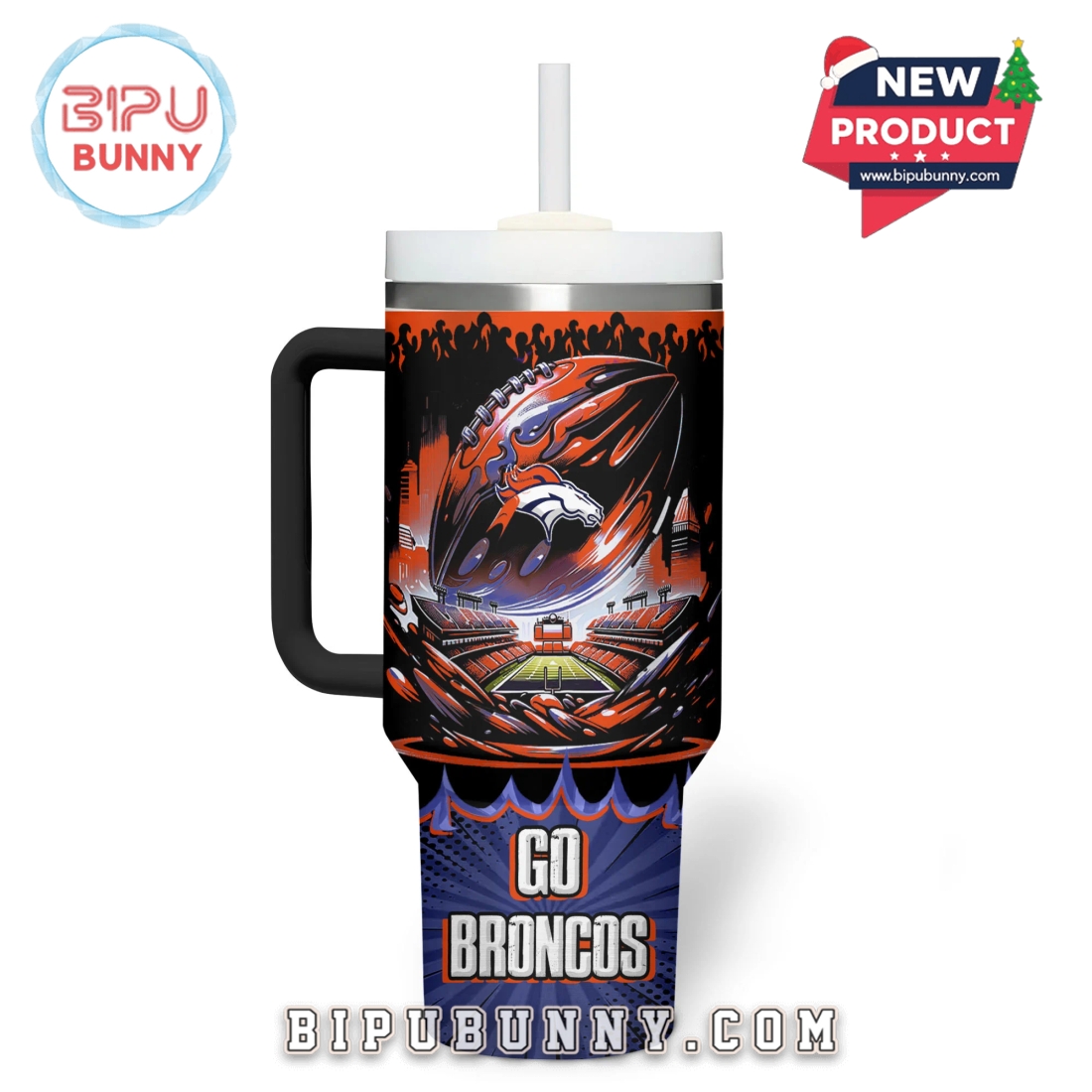Denver Broncos NFL Champion Energy Tumbler 40oz Denver Broncos NFL Champion Energy Tumbler 40oz