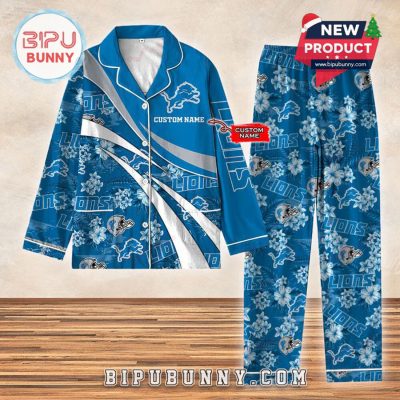 Detroit Lions Football Limited Edition Pajamas Set Detroit Lions Football Limited Edition Pajamas Set