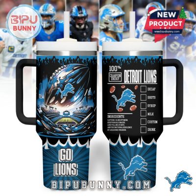 Detroit Lions NFL Champion Energy Tumbler 40oz