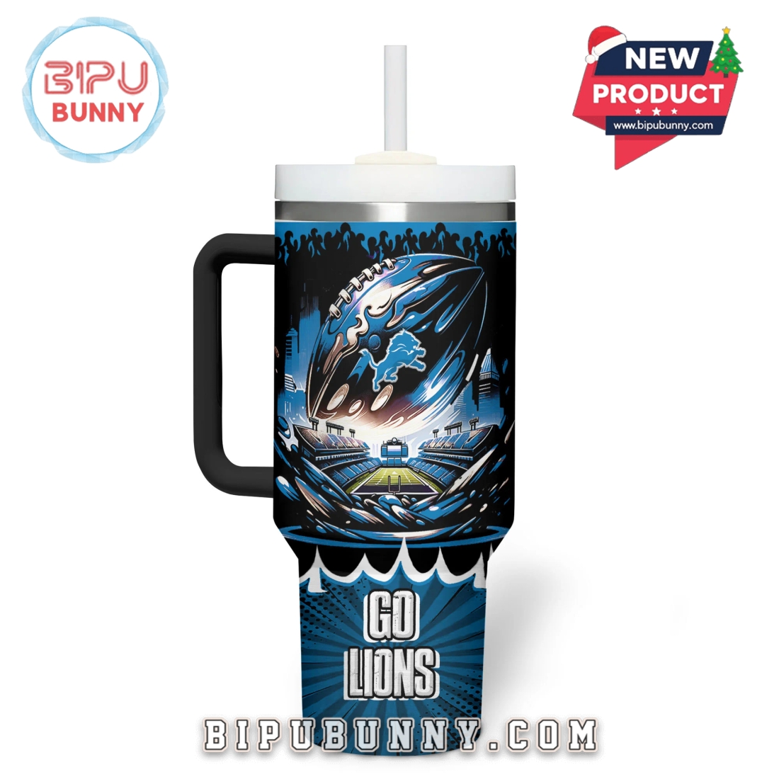 Detroit Lions NFL Champion Energy Tumbler 40oz Detroit Lions NFL Champion Energy Tumbler 40oz