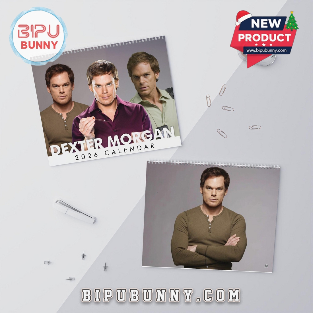 Dexter Morgan Wall Calendar 2026 Dexter Morgan Wall Calendar 2026