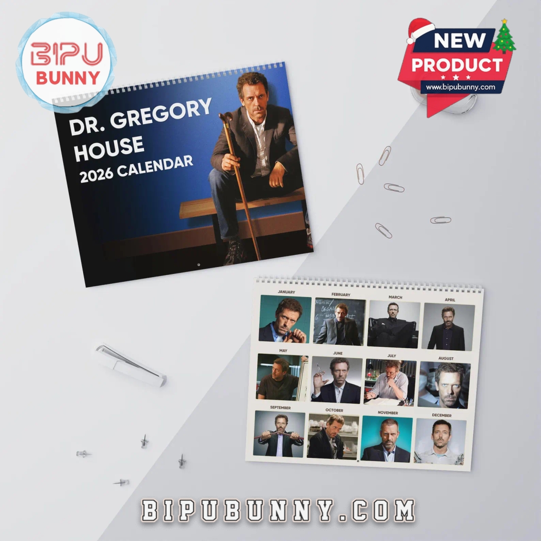 Dr. Gregory House Wall Calendar 2026 Dr. Gregory House Wall Calendar 2026