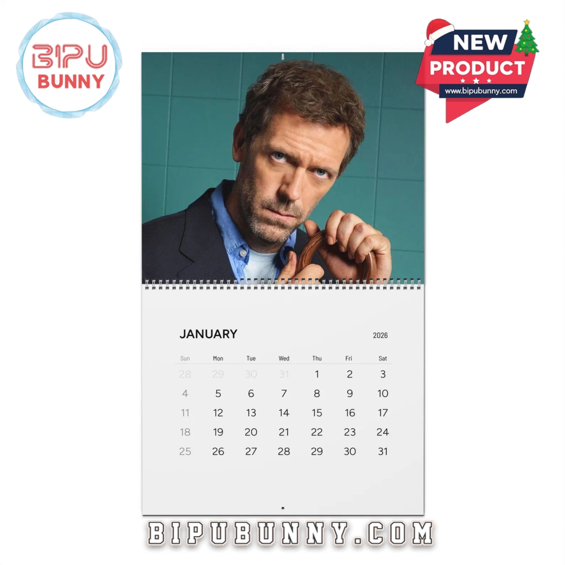 Dr. Gregory House Wall Calendar 2026 Dr. Gregory House Wall Calendar 2026