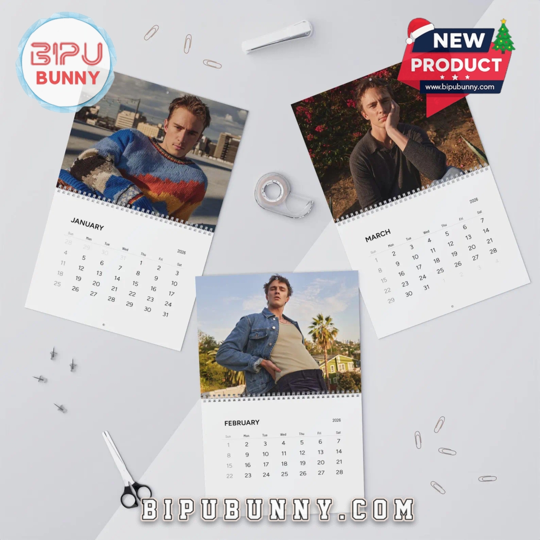 Drew Starkey Wall Calendar 2026 Drew Starkey Wall Calendar 2026
