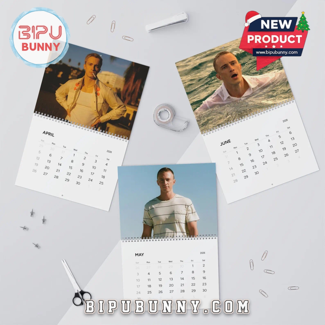 Drew Starkey Wall Calendar 2026 Drew Starkey Wall Calendar 2026