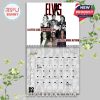 Elvis Presley September calendar page in fall colors, with a heartfelt quote, acoustic guitar visuals, and golden leaves in a vintage layout!