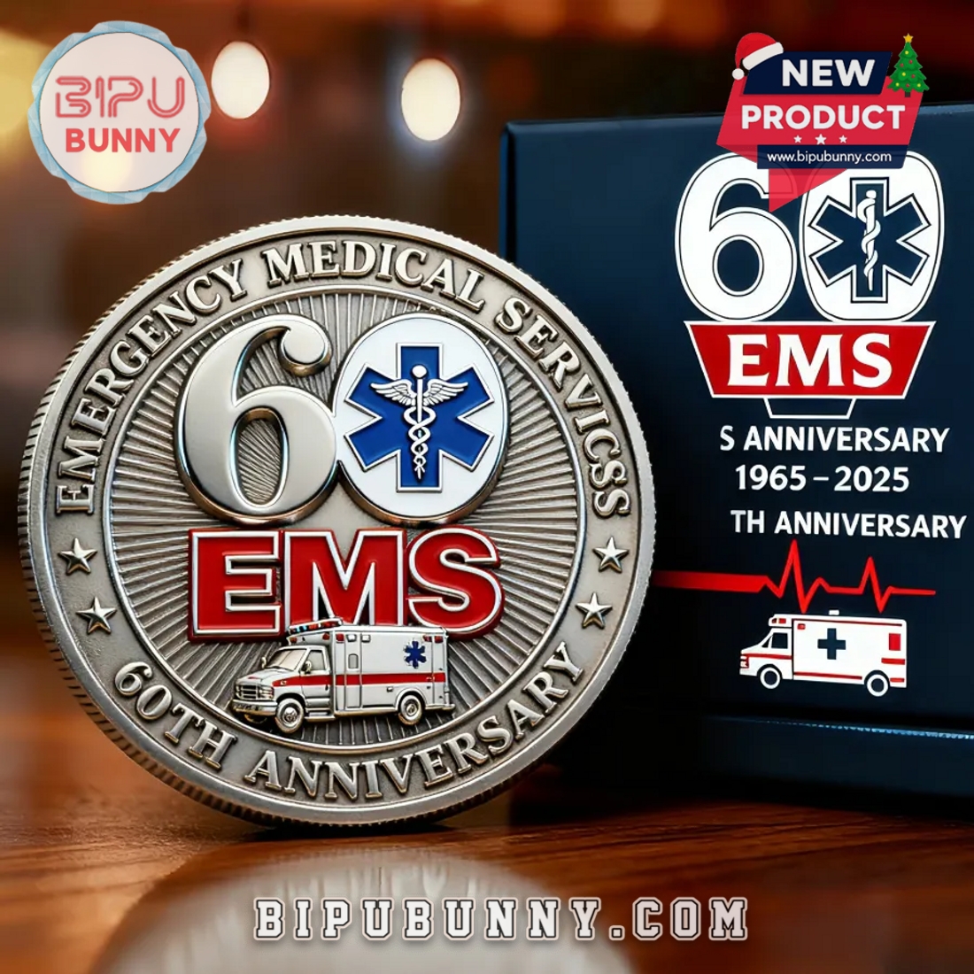 EMS 60th Anniversary Commemorative Coin EMS 60th Anniversary Commemorative Coin