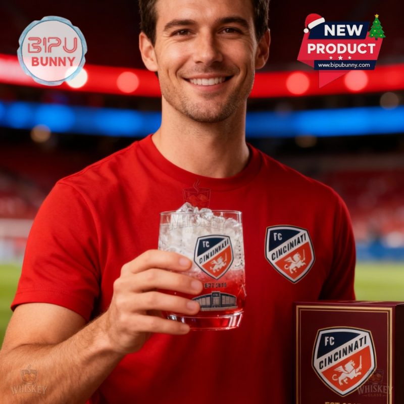 FC Cincinnati Whiskey Glass FC Cincinnati Whiskey Glass