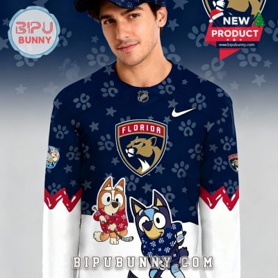 Florida Panthers NHL Bluey Night Limited Hockey Jersey