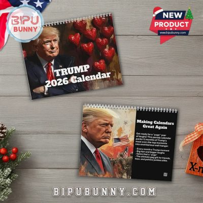 Funny Christmas Gift Trump 2026 Calendar