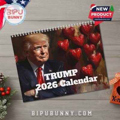 Funny Christmas Gift Trump 2026 Calendar
