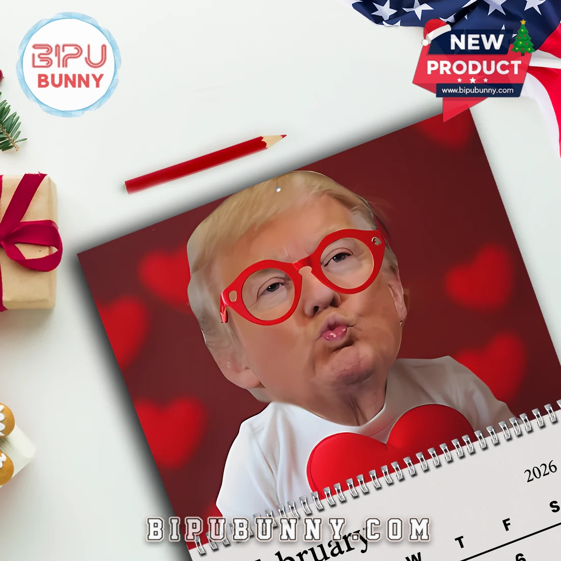 Funny Trump Tiny Wall Calendar 2026 Funny Trump Tiny Wall Calendar 2026