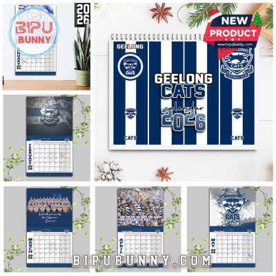 Geelong Cats Wall Hanging Calendar 2026