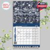 September 2026 calendar page for Geelong Cats with artistic floral theme and inspiring message to fans!