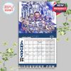 Detailed January 2026 page of Geelong Cats calendar with team highlights and inspirational new year message!