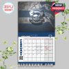February 2026 calendar page of Geelong Cats with powerful branding and subtle background of supporters!