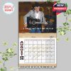 August 2026 George Strait calendar page with concert photo and romantic song lyric in classic country style!