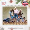 Front cover of 2026 George Strait calendar with western cowboy visuals and custom name label feature!