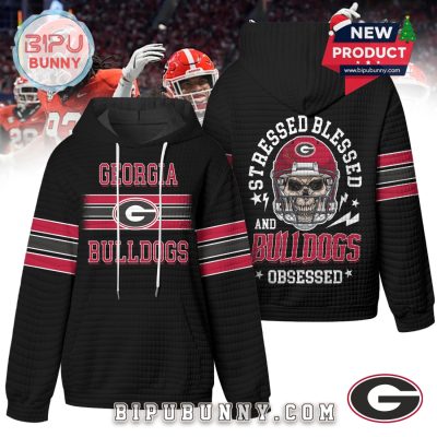 Georgia Bulldogs NCAA Obsessed Waffle Hoodie