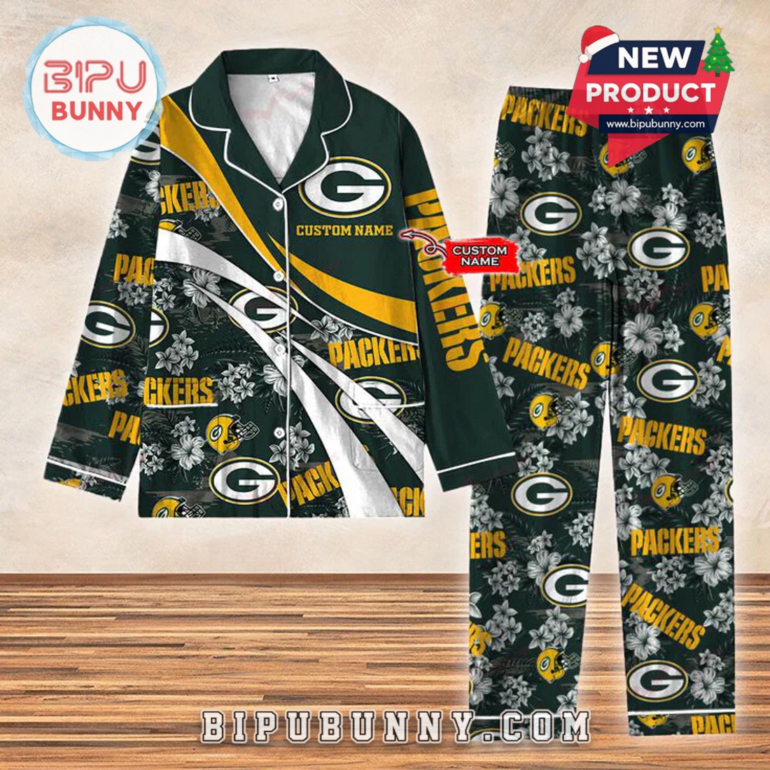Green Bay Packers Football Limited Edition Pajamas Set Green Bay Packers Football Limited Edition Pajamas Set