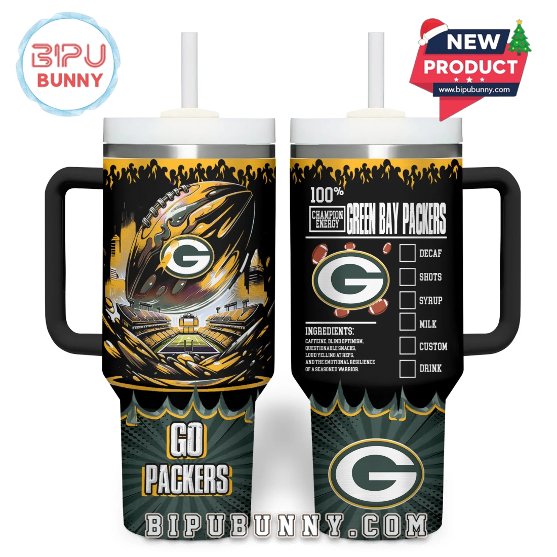 Green Bay Packers NFL Champion Energy Tumbler 40oz Green Bay Packers NFL Champion Energy Tumbler 40oz