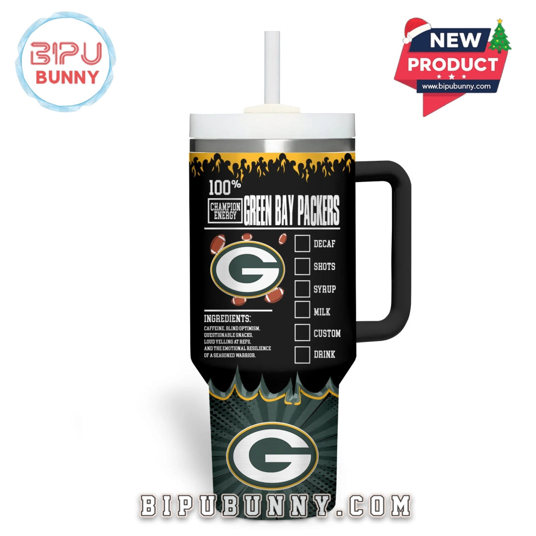 Green Bay Packers NFL Champion Energy Tumbler 40oz Green Bay Packers NFL Champion Energy Tumbler 40oz