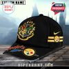 Detailed view of Steelers and Hogwarts crossover cap with full crest, brim details, and side logo in magical sports design.