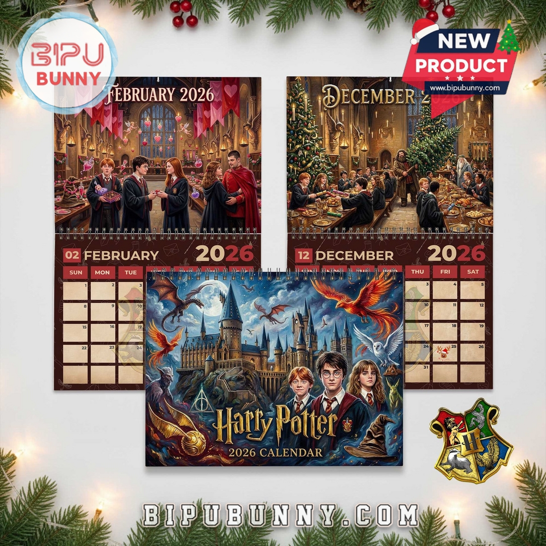 Harry Potter Wall Calendar 2026 Harry Potter Wall Calendar 2026