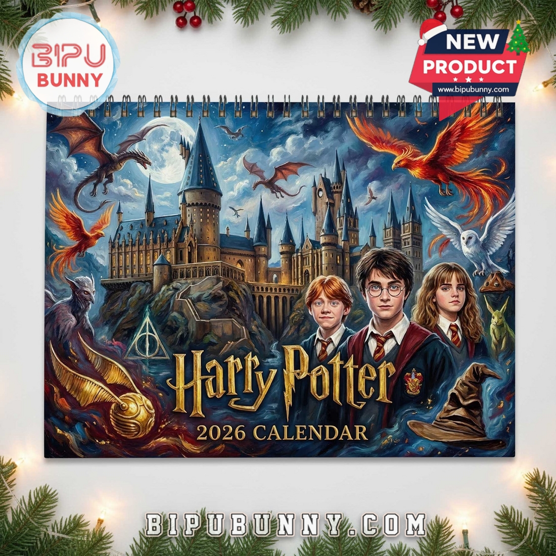 Harry Potter Wall Calendar 2026 Harry Potter Wall Calendar 2026