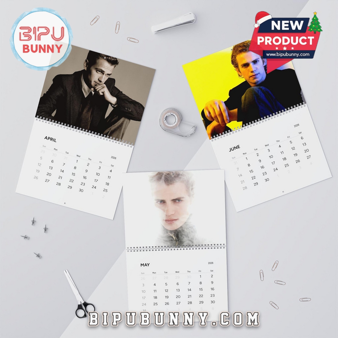 Hayden Christensen Wall Calendar 2026 Hayden Christensen Wall Calendar 2026