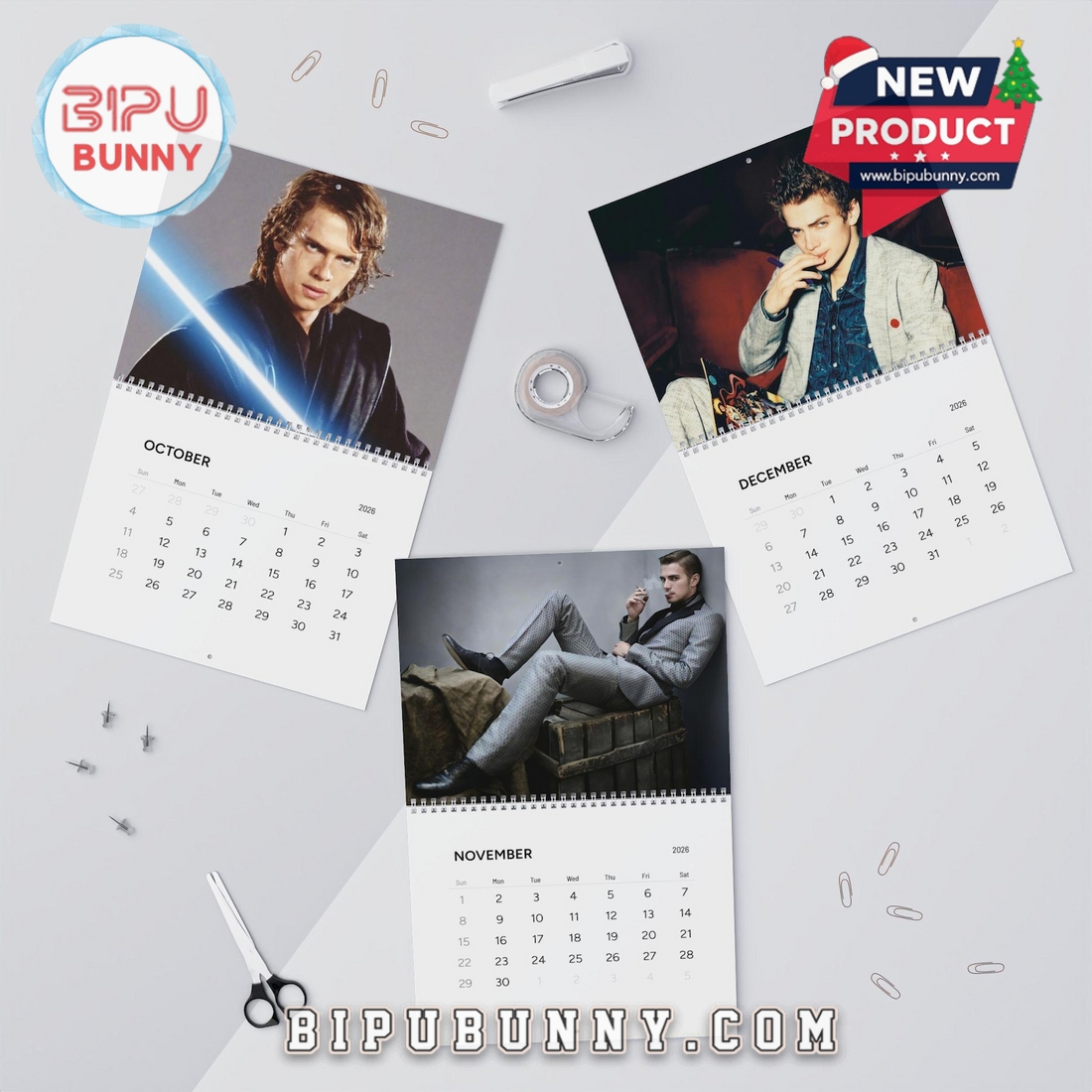 Hayden Christensen Wall Calendar 2026 Hayden Christensen Wall Calendar 2026