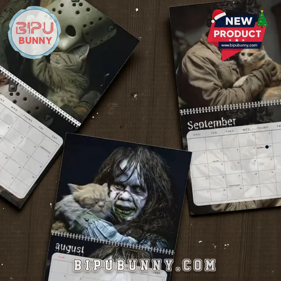Horror Cats Wall Calendar 2026 Horror Cats Wall Calendar 2026