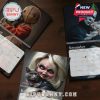 October, November, and December calendar pages showing horror dolls holding cats in funny and unsettling scenes!