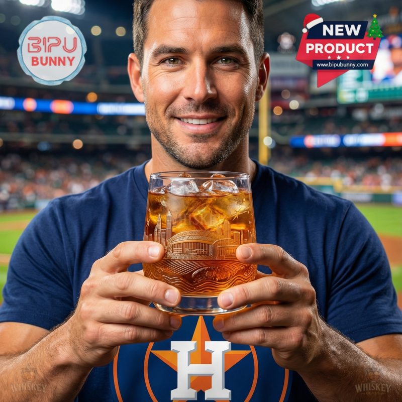 Houston Astros 60th Anniversary Limited Edition Whiskey Glass