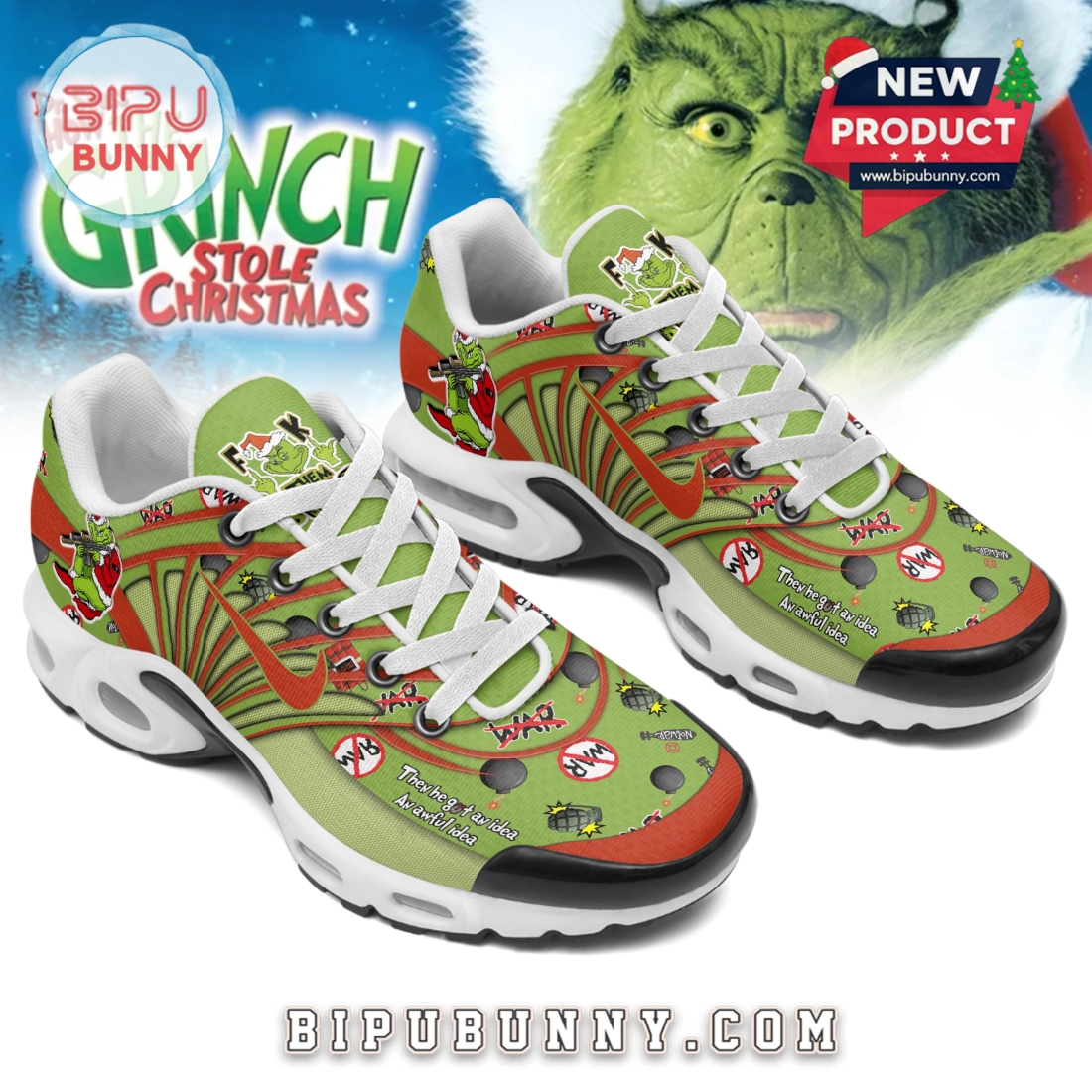 How The Grinch Stole Christmas 2025 TN Shoes Sneakers How The Grinch Stole Christmas 2025 TN Shoes Sneakers