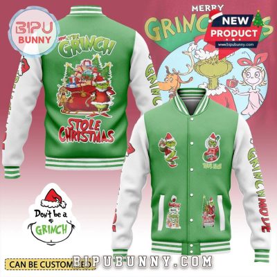 How The Grinch Stole Christmas Baseball Jacket 2025