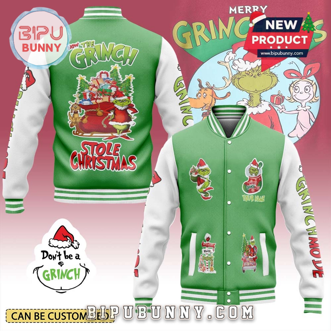 How The Grinch Stole Christmas Baseball Jacket 2025 How The Grinch Stole Christmas Baseball Jacket 2025