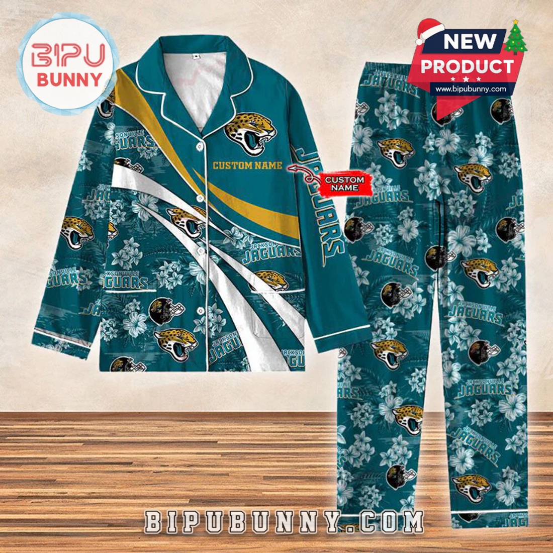 Jacksonville Jaguars Football Limited Edition Pajamas Set Jacksonville Jaguars Football Limited Edition Pajamas Set