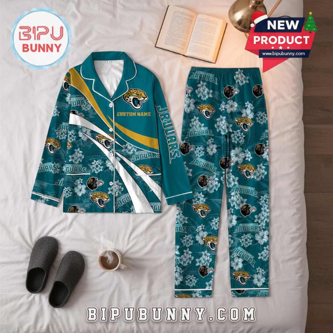 Jacksonville Jaguars Football Limited Edition Pajamas Set Jacksonville Jaguars Football Limited Edition Pajamas Set
