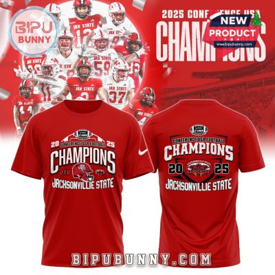 Jacksonville State Gamecocks 2025 Football Champions Hoodie