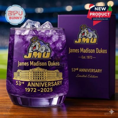 James Madison Duke 53rd Anniversary Whiskey Glass
