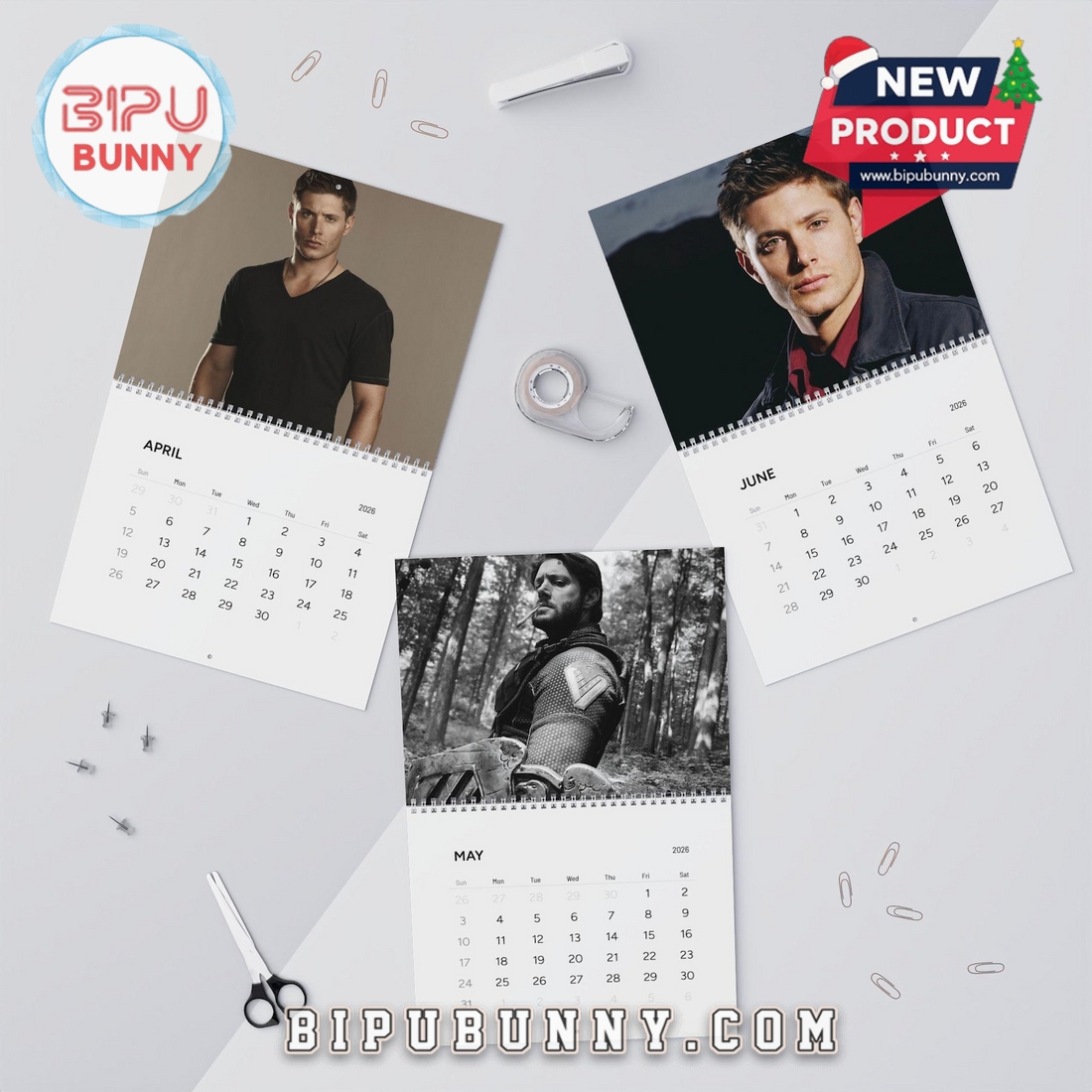 Jensen Ackles Wall Calendar 2026 Jensen Ackles Wall Calendar 2026
