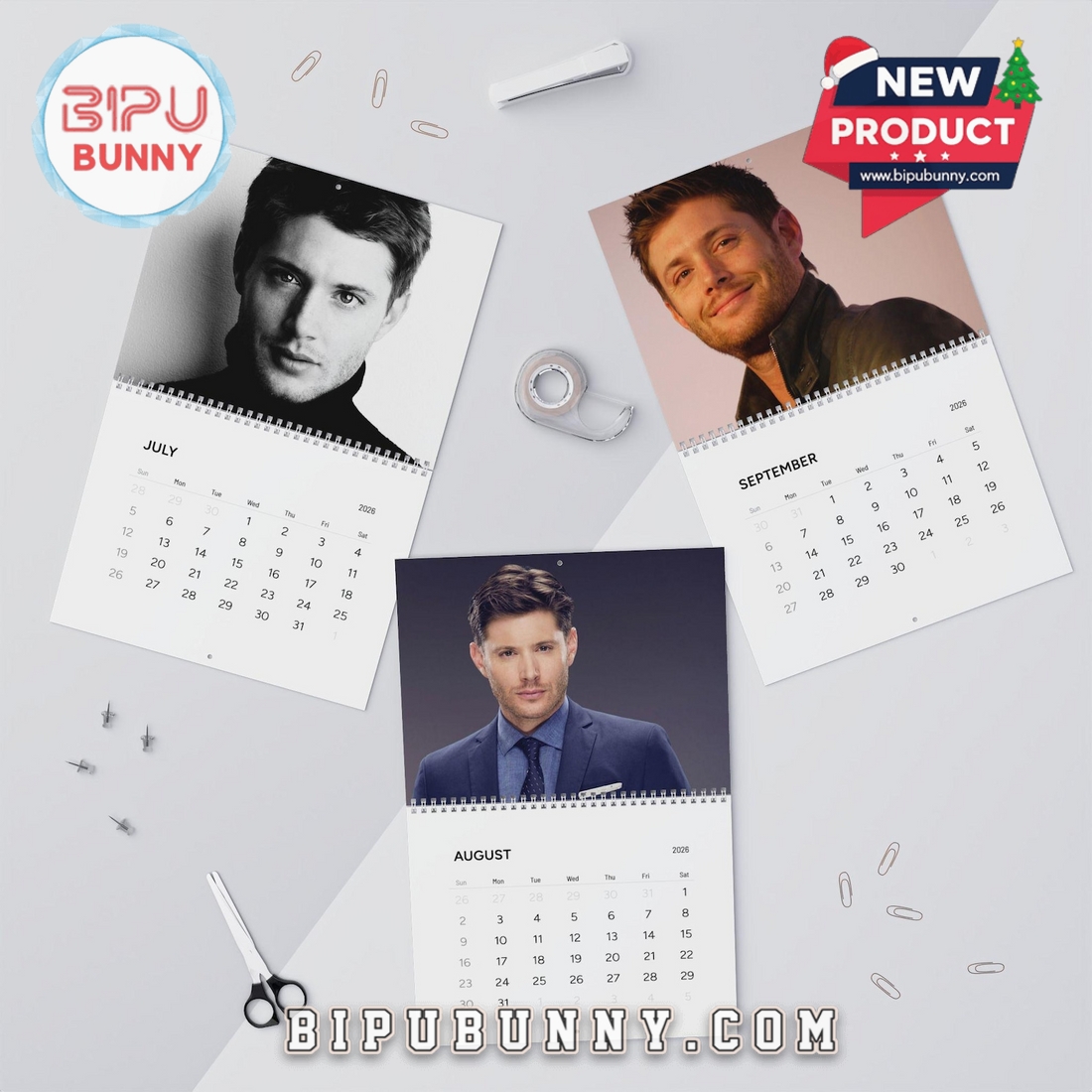 Jensen Ackles Wall Calendar 2026 Jensen Ackles Wall Calendar 2026
