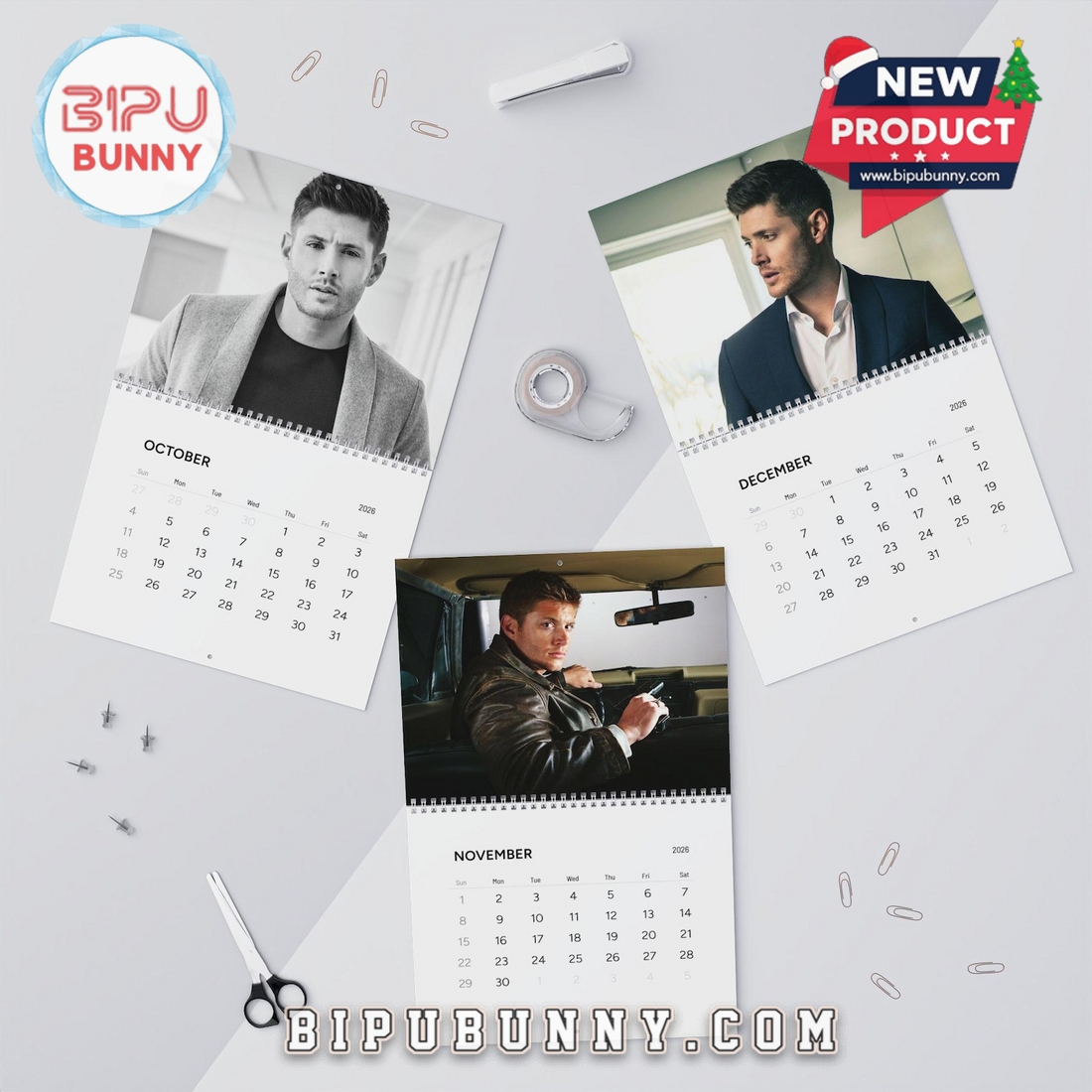 Jensen Ackles Wall Calendar 2026 Jensen Ackles Wall Calendar 2026