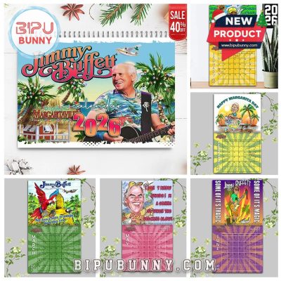Jimmy Buffett Wall Hanging Calendar 2026