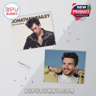 Jonathan Bailey 2026 Wall Calendar